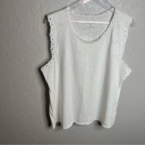Talbots White Tank Top - Picture 3 of 7
